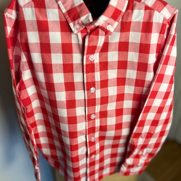 Strawberry shortcake red check Thomas shirt boys 5-6 Picnic check gingham check - Picture 2 of 6